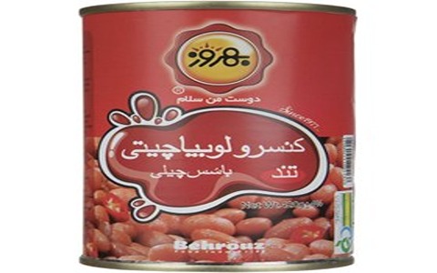 خرید و قیمت کنسرو لوبیا چیتی بهروز + فروش صادراتی